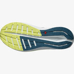 Salomon Men's Aero Blaze Road Running Shoes Blue Ashes/Sunny Lime/Dark Sapphire