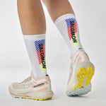 Salomon Women's Pulsar Trail 2 /Pro Trail Running Shoes Rainy Day/Hot Sauce/Freesia