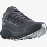 Salomon Men's Pulsar Trail 2 /Pro Trail Running Shoes Carbon/Fiery Red/Arctic Ice