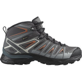 Salomon Women's X Ultra Pioneer Mid GTX Hiking Shoes Magnet/Quiet Shade/Coral Gold