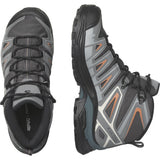 Salomon Women's X Ultra Pioneer Mid GTX Hiking Shoes Magnet/Quiet Shade/Coral Gold