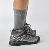 Salomon Women's X Ultra Pioneer Mid GTX Hiking Shoes Magnet/Quiet Shade/Coral Gold