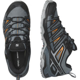 Salomon Men's X Ultra Pioneer GTX Hiking Shoes Stormy Weather/Black/Tumeric