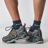 Salomon Men's X Ultra Pioneer GTX Hiking Shoes Stormy Weather/Black/Tumeric