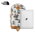 The North Face Unisex Berkeley Daypack - 16L Gardenia White Camping Scenic Print/Utility Brown