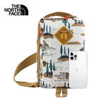 The North Face Unisex Berkeley Field Bag - 5L Gardenia White Camping Scenic Print/Utility Brown