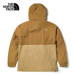 The North Face Men's Crinkle Woven Wind Jacket Khaki Stone/Utility Brown