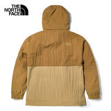 The North Face Men's Crinkle Woven Wind Jacket Khaki Stone/Utility Brown