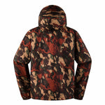 The North Face Men's M66 Utility Rain Jacket Brandy Brown Evolved Texture Print