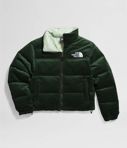 The North Face Women's 92 Reversible Nuptse Jacket Pine Needle/Misty Sage