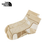 The North Face Unisex Hiking Lightweight Socks Gravel/Gardenia White/Utility Brown