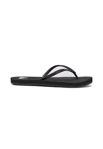 Reef Women's Stargazer Toe-Post Sandal Black/Black