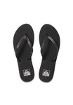 Reef Women's Stargazer Toe-Post Sandal Black/Black