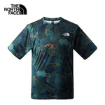 The North Face Men’s EA Big Pine Short-Sleeve Crew Summit Navy Camo Texture Print