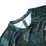 The North Face Men’s EA Big Pine Short-Sleeve Crew Summit Navy Camo Texture Print