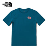 The North Face Men's Climbing Mountain Short Sleeve T-Shirt Blue Coral