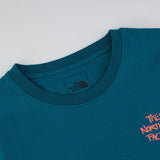 The North Face Men's Climbing Mountain Short Sleeve T-Shirt Blue Coral