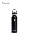 Hydro Flask Standard Mouth With Straw Cap Black - 21oz