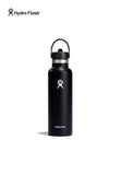 Hydro Flask Standard Mouth With Straw Cap Black - 21oz