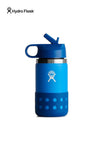 Hydro Flask Kids Wide Mouth Straw Lid & Boot Lake - 12oz