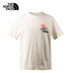 The North Face Men's Earth Day Short Sleeve T-Shirt Unbleached/Dusty Coral Orange