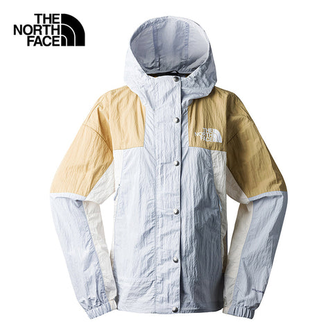 The North Face Women's Mountain Wind Jacket Dusty Periwinkle/Khaki Stone/Gardenia White