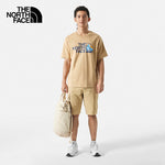The North Face Unisex Short Sleeve Novelty Half Dome T-Shirt Khaki Stone