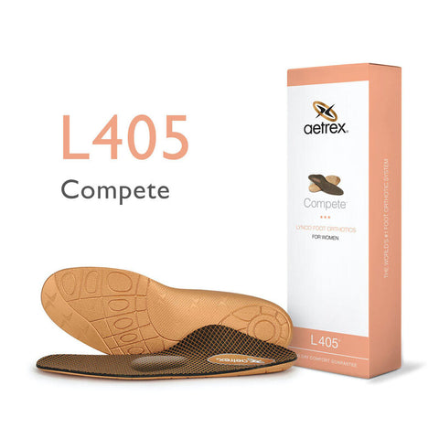 Aetrex Women's Compete Sport Orthotics High Arch Insole