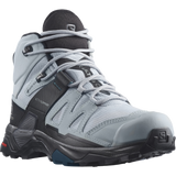 Salomon Women's X Ultra 4 Mid Wide GTX Hiking Shoes Quarry/Black/Legion Blue