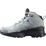 Salomon Women's X Ultra 4 Mid Wide GTX Hiking Shoes Quarry/Black/Legion Blue