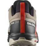 Salomon Men's X Ultra 4 GTX Hiking Shoes Vintage Khaki/Black/Cherry Tomato