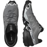 Salomon Men's Speedcross 6 Wide Trail Running Shoes Quiet Shade/Black/Pearl Blue