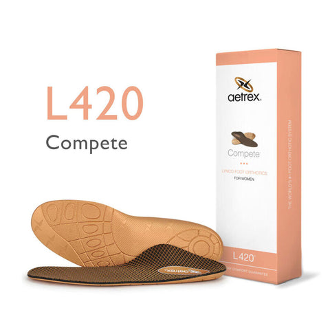 Aetrex Women's Compete Sport Orthotics Low Arch Insole