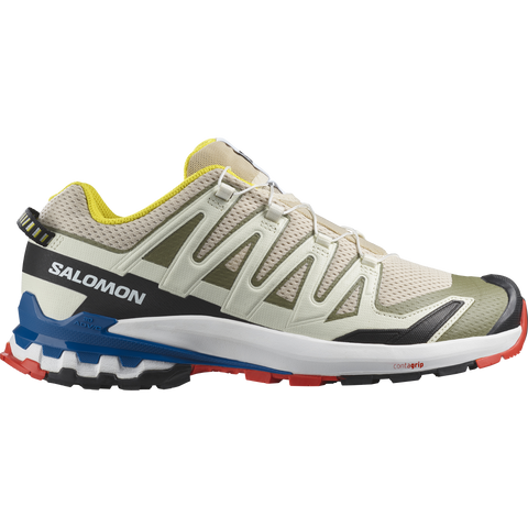 Salomon Men's XA Pro 3D V9 Trail Running Shoes Rainy Day/White/Lapis Blue