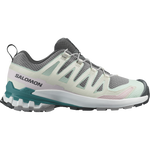 Salomon Women's XA Pro 3D V9 Trail Running Shoes Gull/White/Bleached Aqua