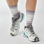 Salomon Women's XA Pro 3D V9 Trail Running Shoes Gull/White/Bleached Aqua