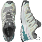 Salomon Women's XA Pro 3D V9 Trail Running Shoes Gull/White/Bleached Aqua