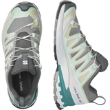 Salomon Women's XA Pro 3D V9 Trail Running Shoes Gull/White/Bleached Aqua