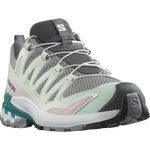 Salomon Women's XA Pro 3D V9 Trail Running Shoes Gull/White/Bleached Aqua