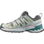 Salomon Women's XA Pro 3D V9 Trail Running Shoes Gull/White/Bleached Aqua