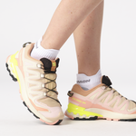 Salomon Women's XA Pro 3D V9 GTX Trail Running Shoes Hazelnut/English Rose/Safety Yellow