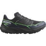 Salomon Men's Thundercross GTX Trail Running Shoes Black/Green Gecko/Black