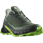 Salomon Men's Alphacross 5 Trail Running Shoes Darkest Spruce/Black/Gecko Green
