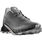 Salomon Men's Alphacross 5 Trail Running Shoes Pewter/Black/Ghost Gray