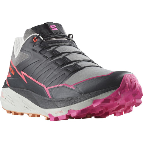 Salomon Men's Thundercross Trail Running Shoes Plum Kitten/Black/Pink Glo