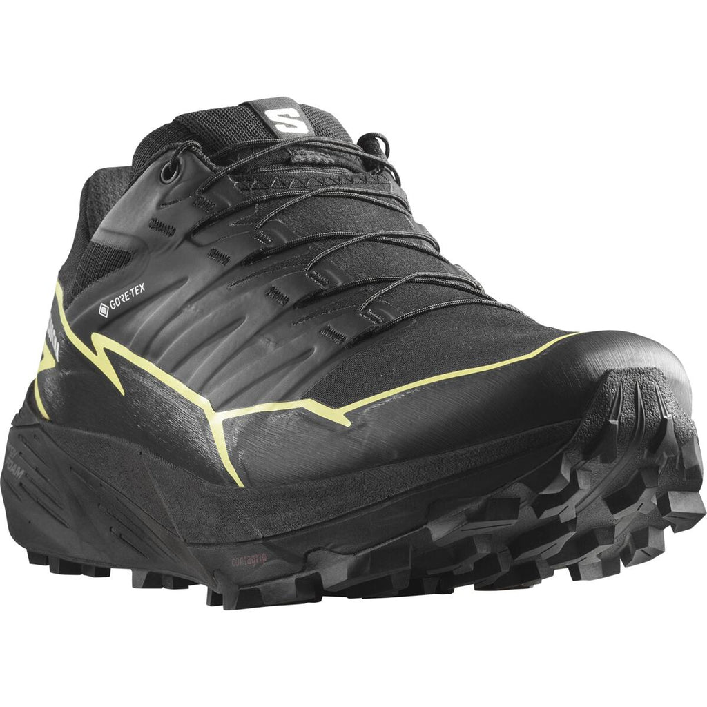 Salomon black trail sales running shoes