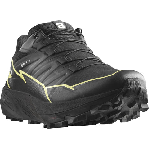 Salomon Women's Thundercross GTX Trail Running Shoes Black/Black/Charlock