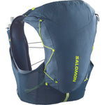 Salomon Unisex Adv Skin 12 Set Hydration Pack Bering Sea/Flint Stone - 12L