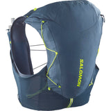 Salomon Unisex Adv Skin 12 Set Hydration Pack Bering Sea/Flint Stone - 12L