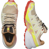 Salomon Women's Speedcross 6 GTX Trail Running Shoes Hazelnut/Safety Yellow/Fiery Coral